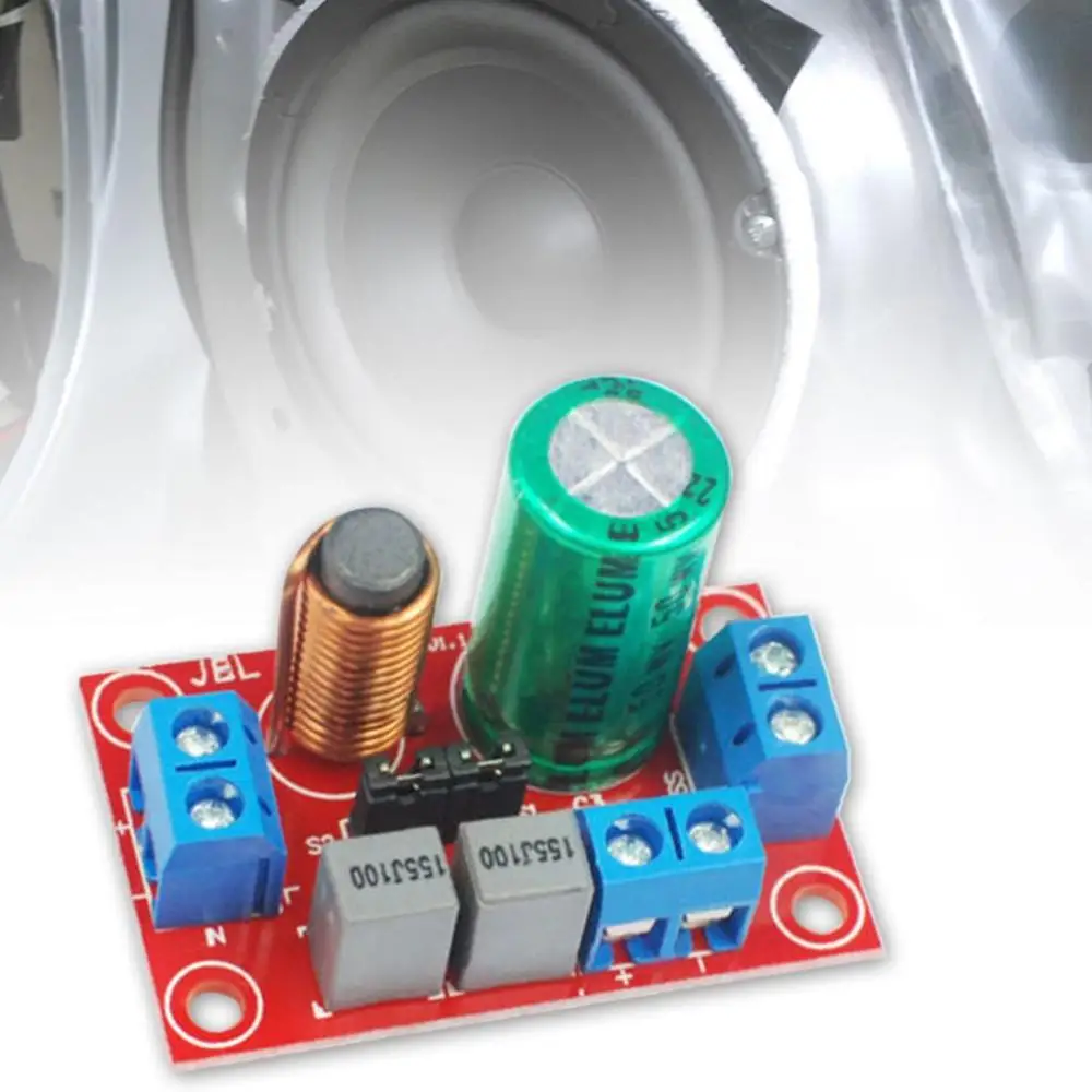 

E6K1 Простая установка Высокие басы Регулируемый кроссоверный фильтр 2-полосный делитель частоты звука Динамик