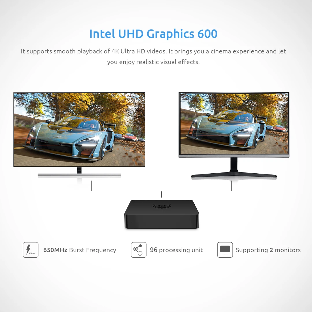 كمبيوتر صغير BMAX B1PRO ويندوز 11 برو 8 جيجابايت رام 128 جيجابايت روم N4000 مايكرو كمبيوتر مكتبي ثنائي النطاق واي فاي كمبيوتر صغير