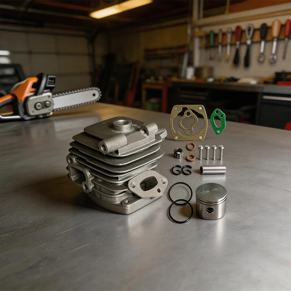 2026 New Chainsaw Cylinder For Echo CS-2511 Piston= Kit Replacement P021050120 P021051920 Models Durable= Metal Engine Parts
