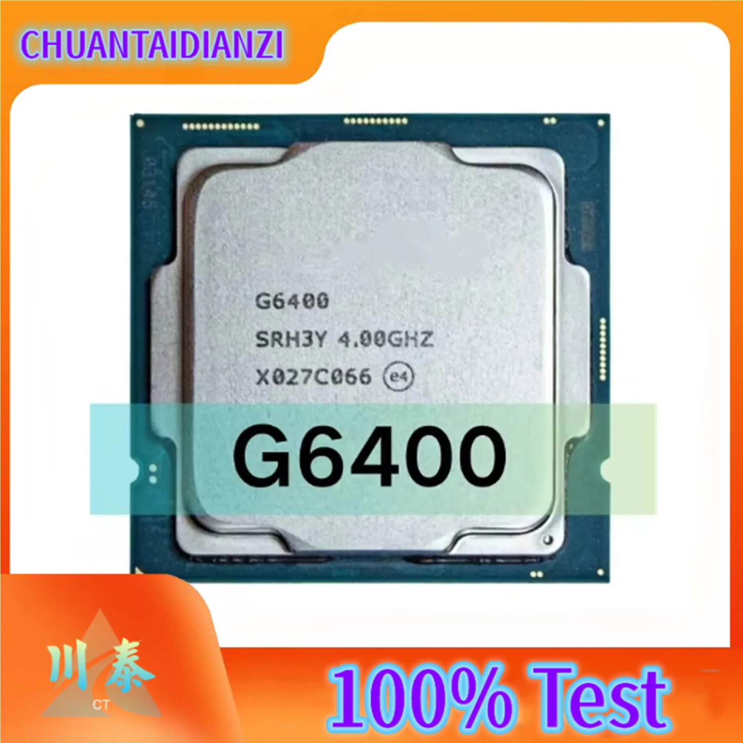 Pentium G6400 CPU 14nm 2 Cores 4 Threads 4.0GHz 4MB 58W Processor LGA1200 for H410 B460 Chipsets Motherboard G6400 Processor