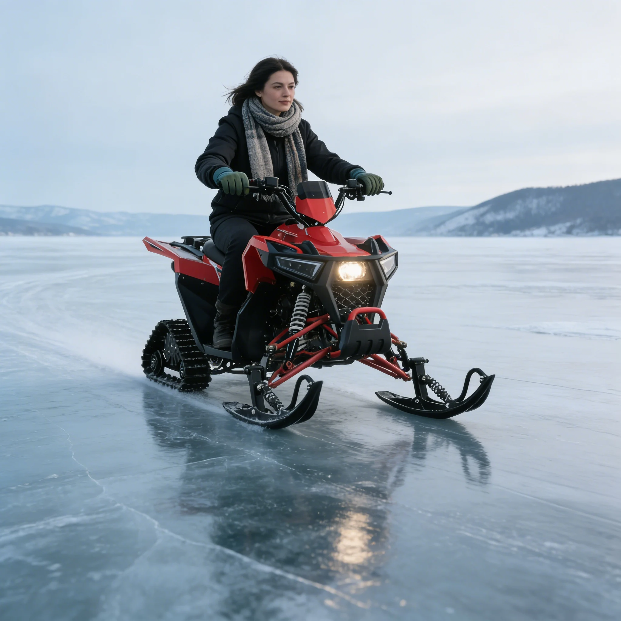 Factory Direct Sale High Snowmobile Snowscoot Ski Snow Vehicle for Outdoor Recreation