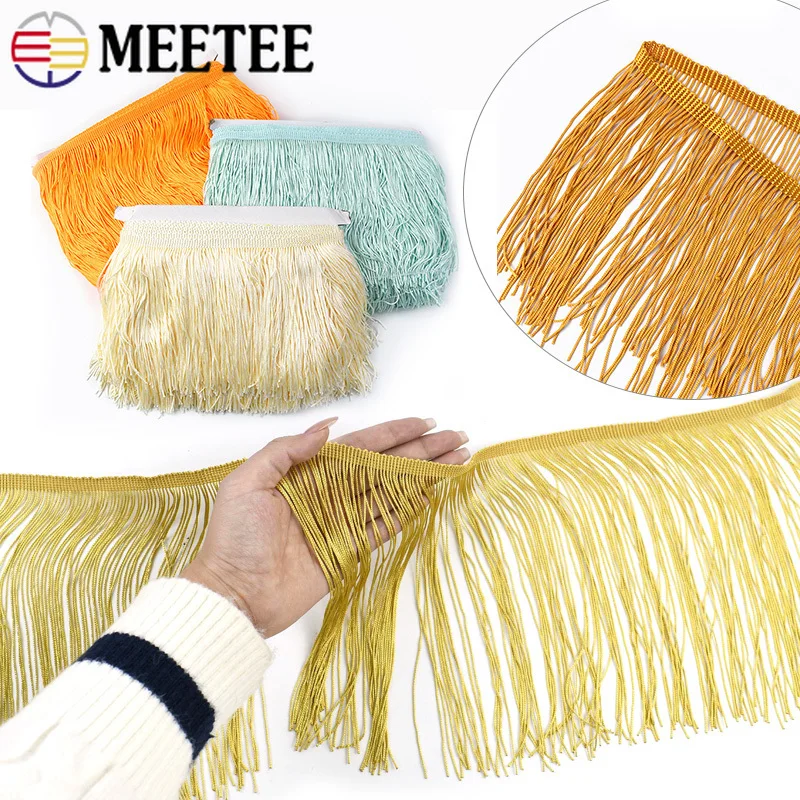 

3Meters 10-30cm Sewing Fringe Tassels Wedding Dresses Latin Clothes Decorative Trimmings Stitching Curtains Tassel Accessories