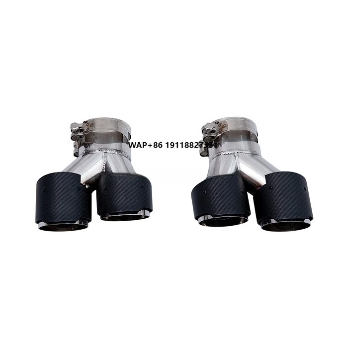 YOFER G20G28 Stainless Steel Carbon Fiber Exhaust Tailpipe Throat Section Accessories for 3