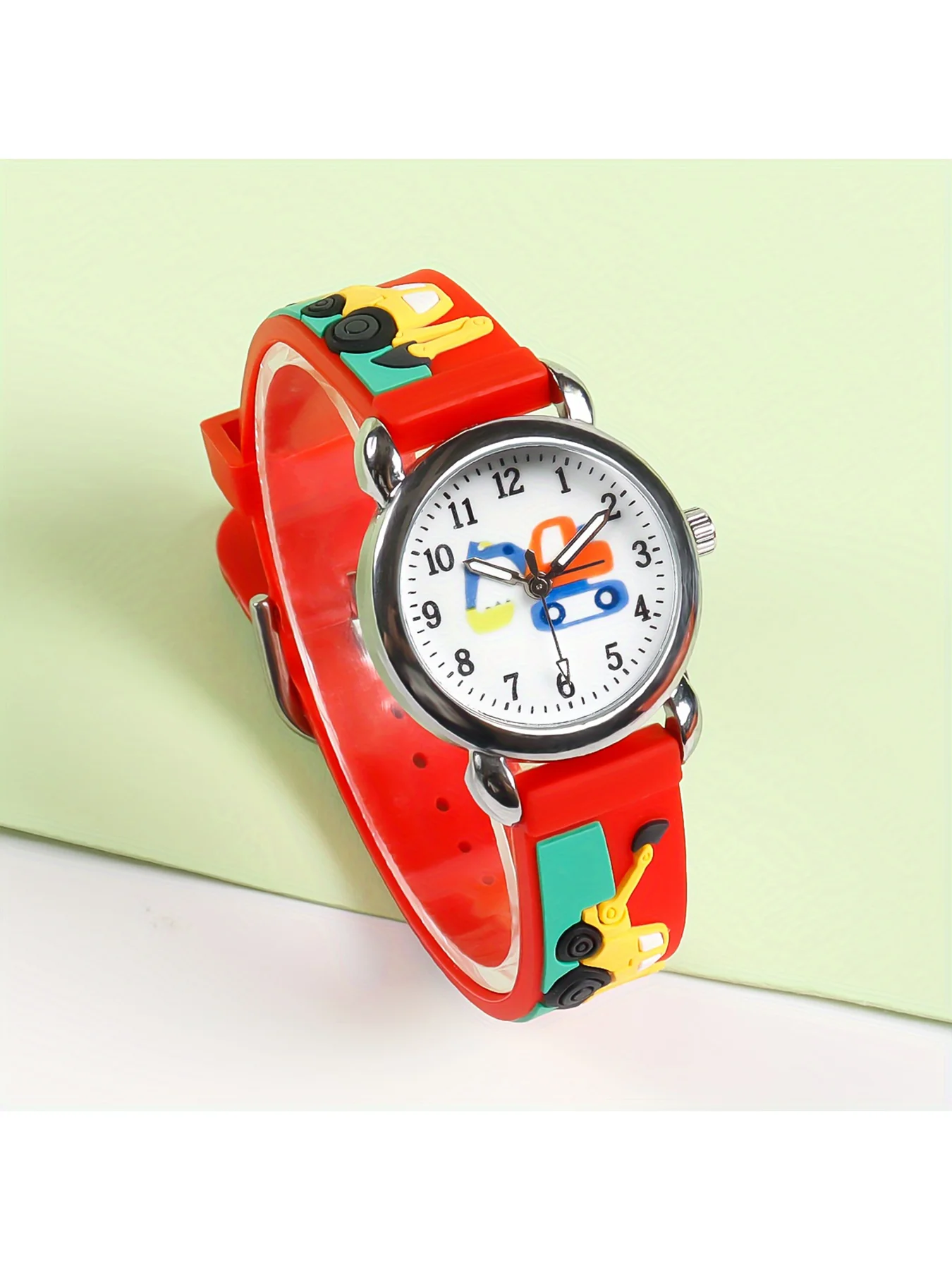 

Легкие модные кварцевые часы с тематикой строительной техники