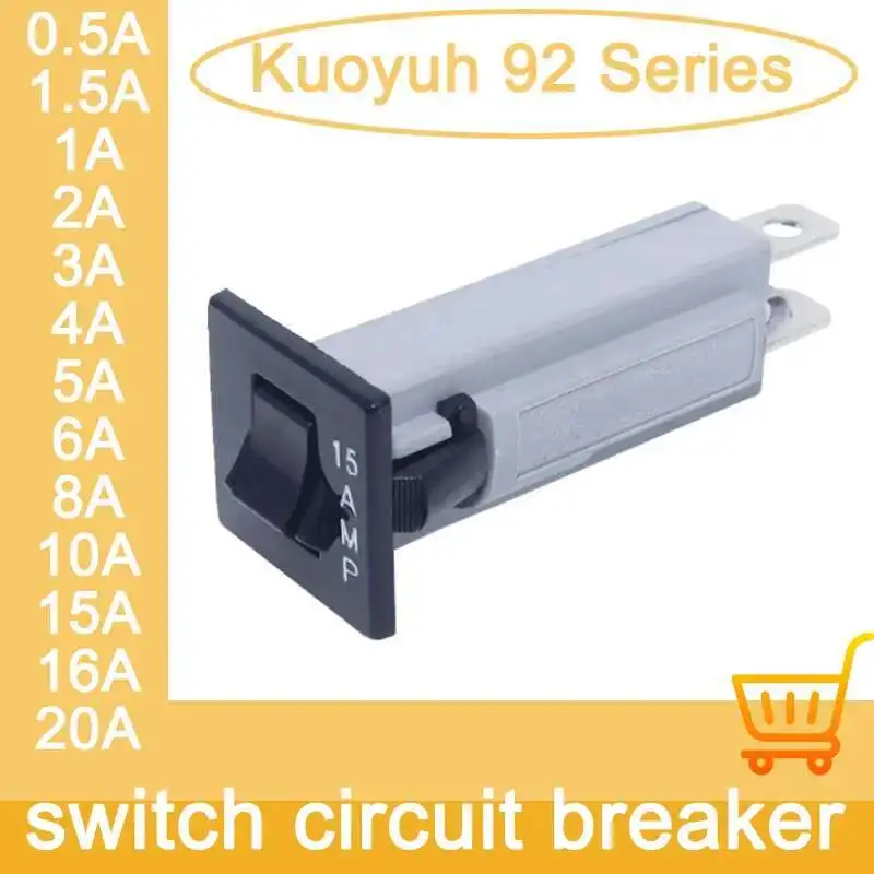 

Kuoyuh 92 Series 0.25A Thermal Overload Current Protector Switch Circuit Breaker