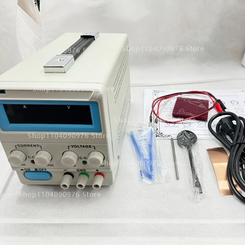 

Напряжение можно регулировать до 220В или 110В. Девятипортовая машина для анодирования с функцией прокола для изменения цвета ювелирных изделий из титанового сплава.