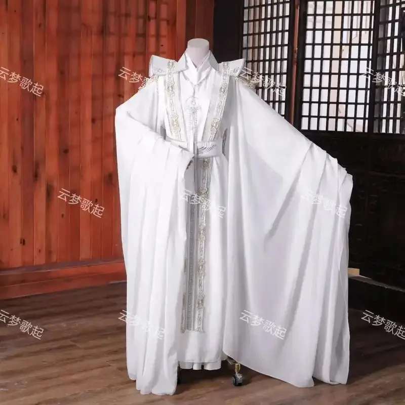 DY20ChuWanning MoRan Китайская телевизионная серия против старения 2Ha Immortality chu wanning Косплей chu wanning Костюм Белое платье Ancient H