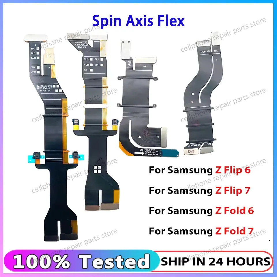 

Replacement Parts For Samsung Z Flip Fold 6 7 Main Board Motherboard Connector Spin Axis Flex Cable Ribbon