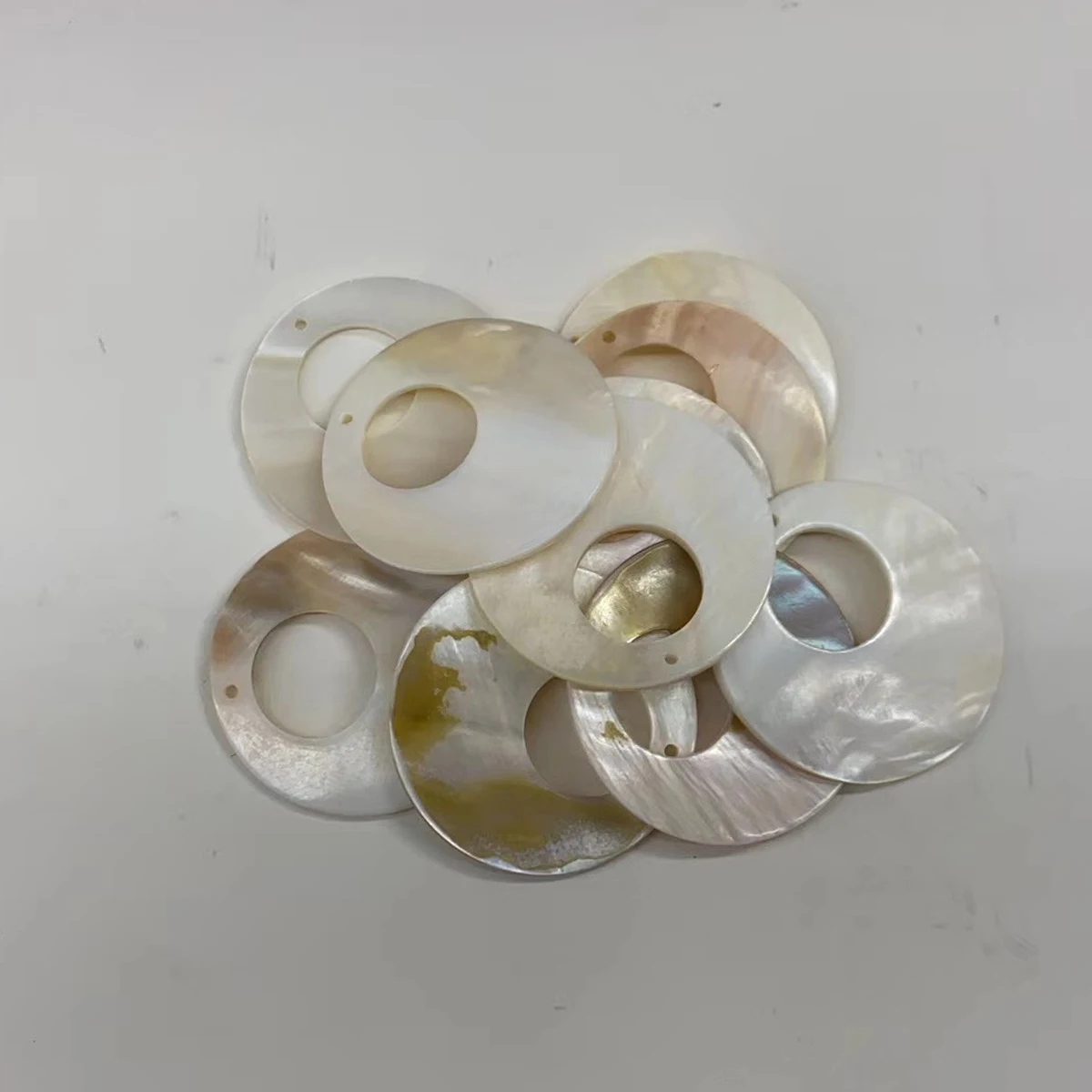 

20Pcs DIY Loose Pendant Beads The Mother Of Pearl Shell Beads For Jewelry Making DIY Earrings Necklace Accessory