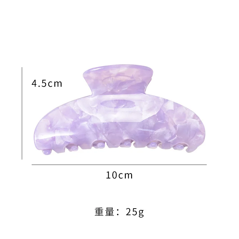 Acetate Floral Hair Claw for Women Classic Hair Clip Chic Barrettes Crab Hairpins Stylish Hair Clamp Trendy Hair Accessories