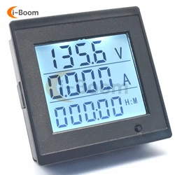 Digital DC Voltmeter Ammeter Wattmeter DC 6V-200V 20A Electronic Current Volatge Tester Power Volt AMP Meter Tester Tool 12/220V