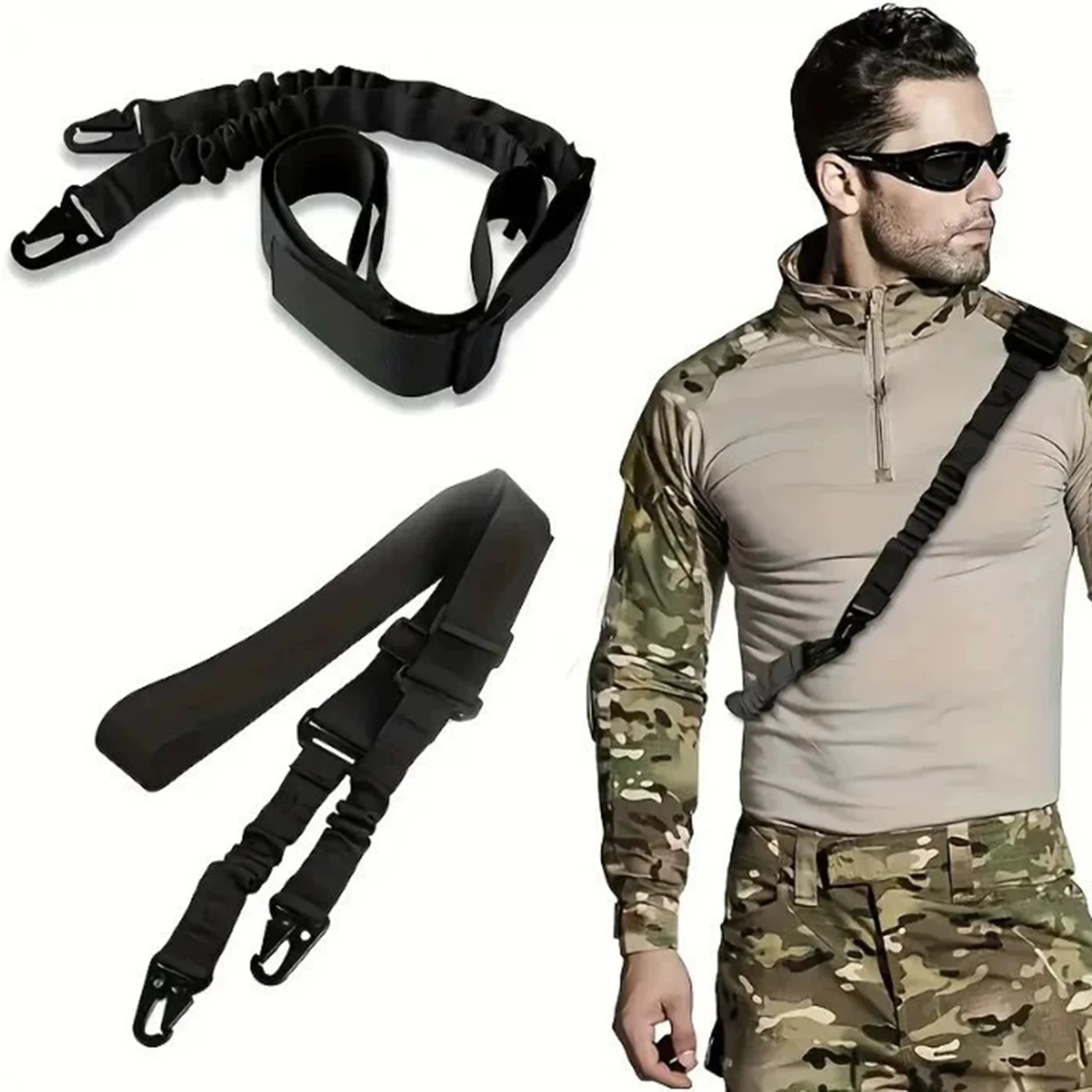 Hunting Outdoor Thermometer - Schrotflintengürtel Jagdzubehör Einpunkt-Crossbody-Gürtel Weicher Komfortabler Outdoor-Sportgurt