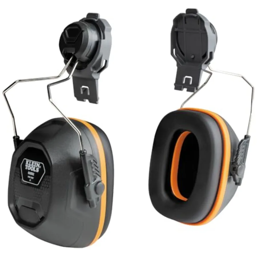 

Ear Muffs with Hard Hat Full Brim Attachment Offering 26dB NRR Protection Ideal for Construction Sites Manufacturing Facilities