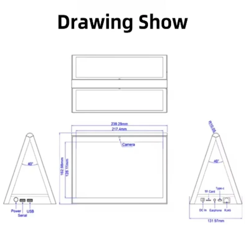 Doppelseitiger Bildschirm 10,1 Zoll Android doppelseitiges Display gleichen Bildschirm gleichen Display All-in-One-Maschine gleichen Bildschirm verschiedene Dis