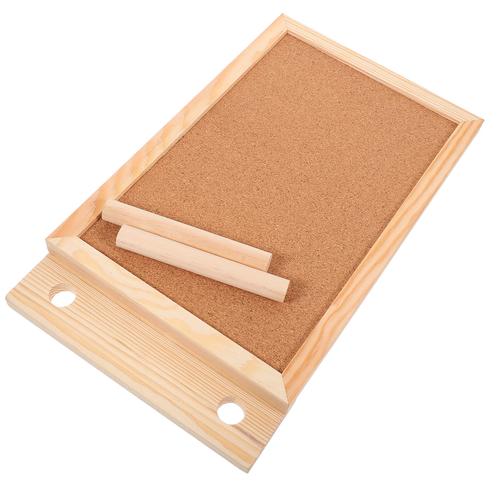 

1 Set Desktop Memo Cork Surface Office Bulletin Board For Notes Messages Photos Display Decorative Message Board Study Home