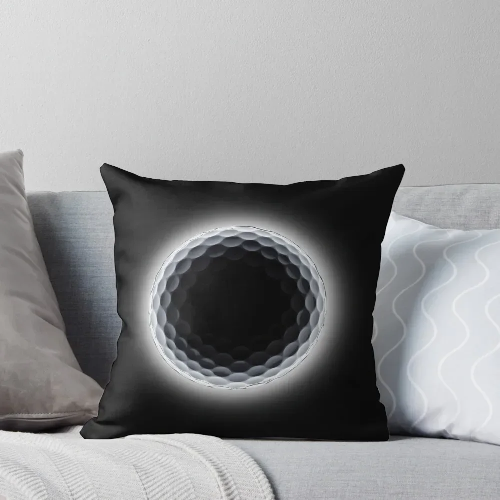 

Golf ball event horizon in deep space Throw Pillow Pillows Aesthetic Plaid Sofa Throw Pillow pillow