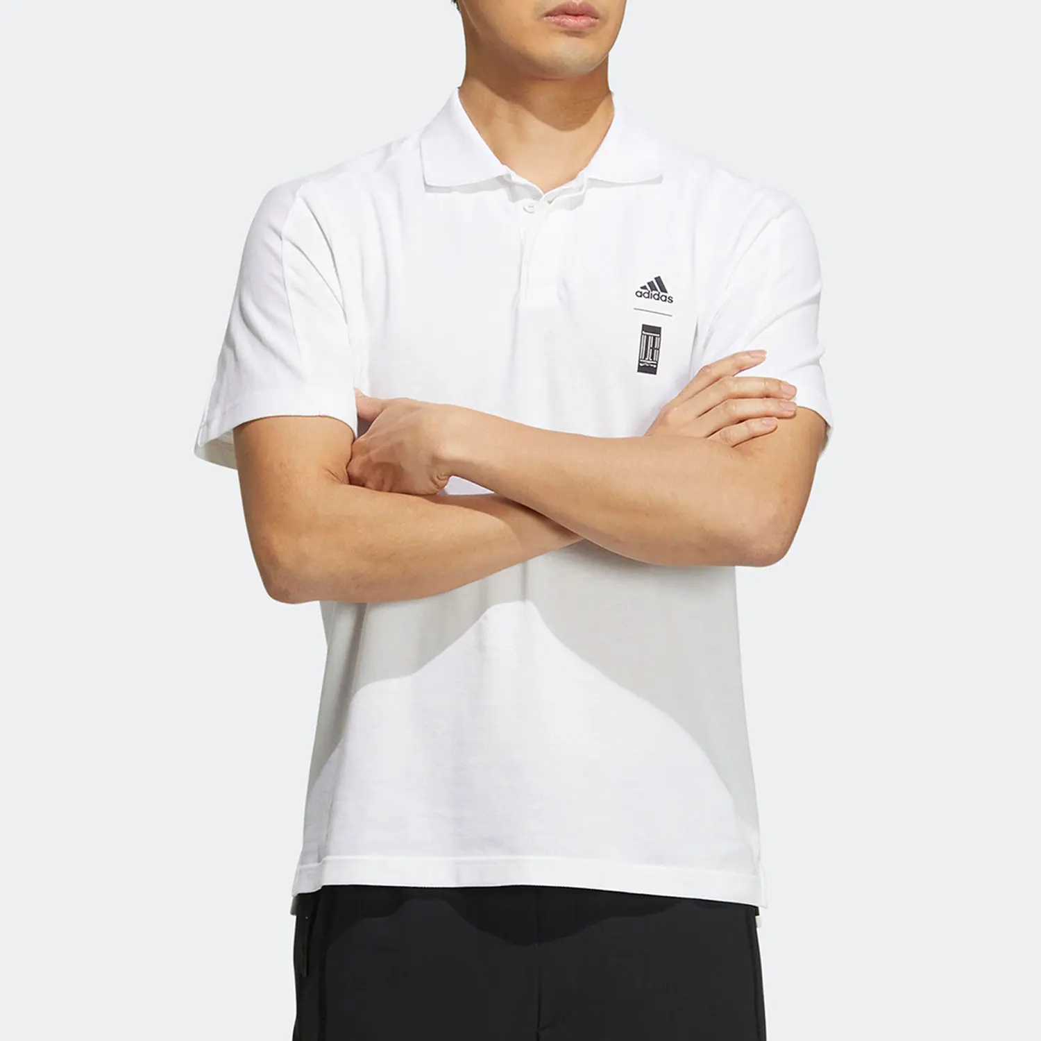 

Adidas Official Genuine New Men's Comfortable Collar Short-Sleeve Polo Shirt HM2955