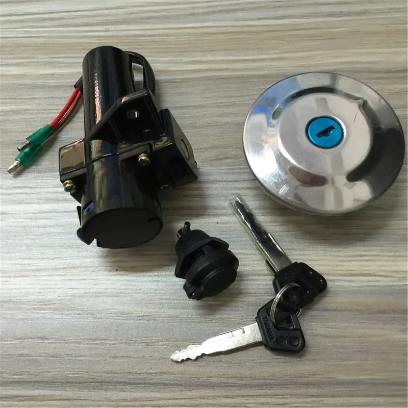 STARPAD For Yamaha YBR125 Sword halberd Tianqi day lock sets electric door locks JYM125-2-3-GK full fuel tank cap lock,