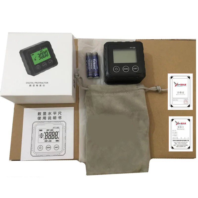 Digital inclinometer PT180 high-precision electronic goniometer