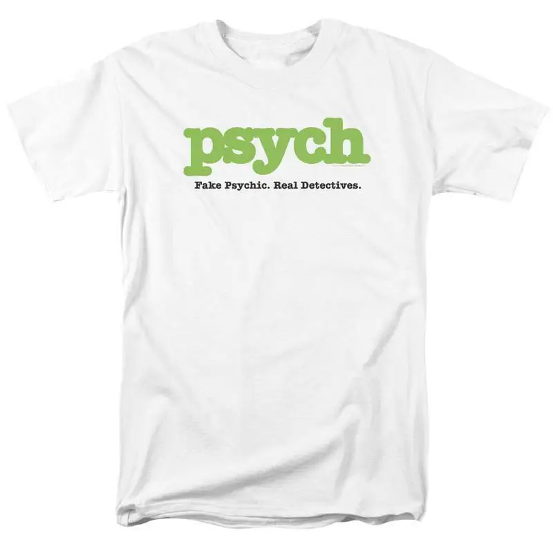 Psych T Shirt Fake Psychic Real Detective comedy TV series graphic tee NBC589