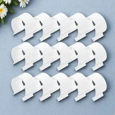 

30pcs Plastic Bottle Pump Clips For Cleansing Oil Lotion Shampoo Dispenser Pump Head Closures Beauty Supplies Skincare