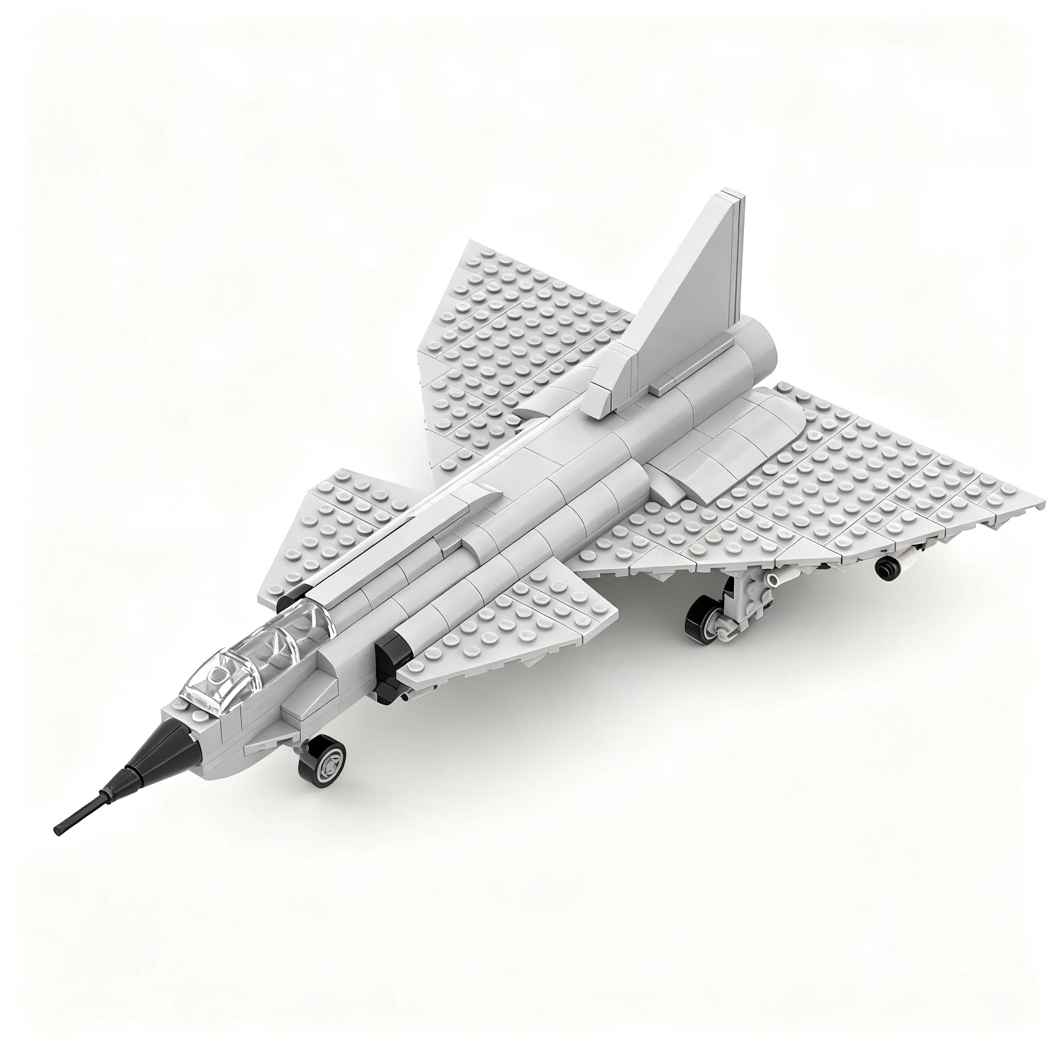 670pcs MOC Creator Creator Expert Saab 37 Viggen Pack Model Building Blocks Christmas Gift Architecture Toys Birthday Creative