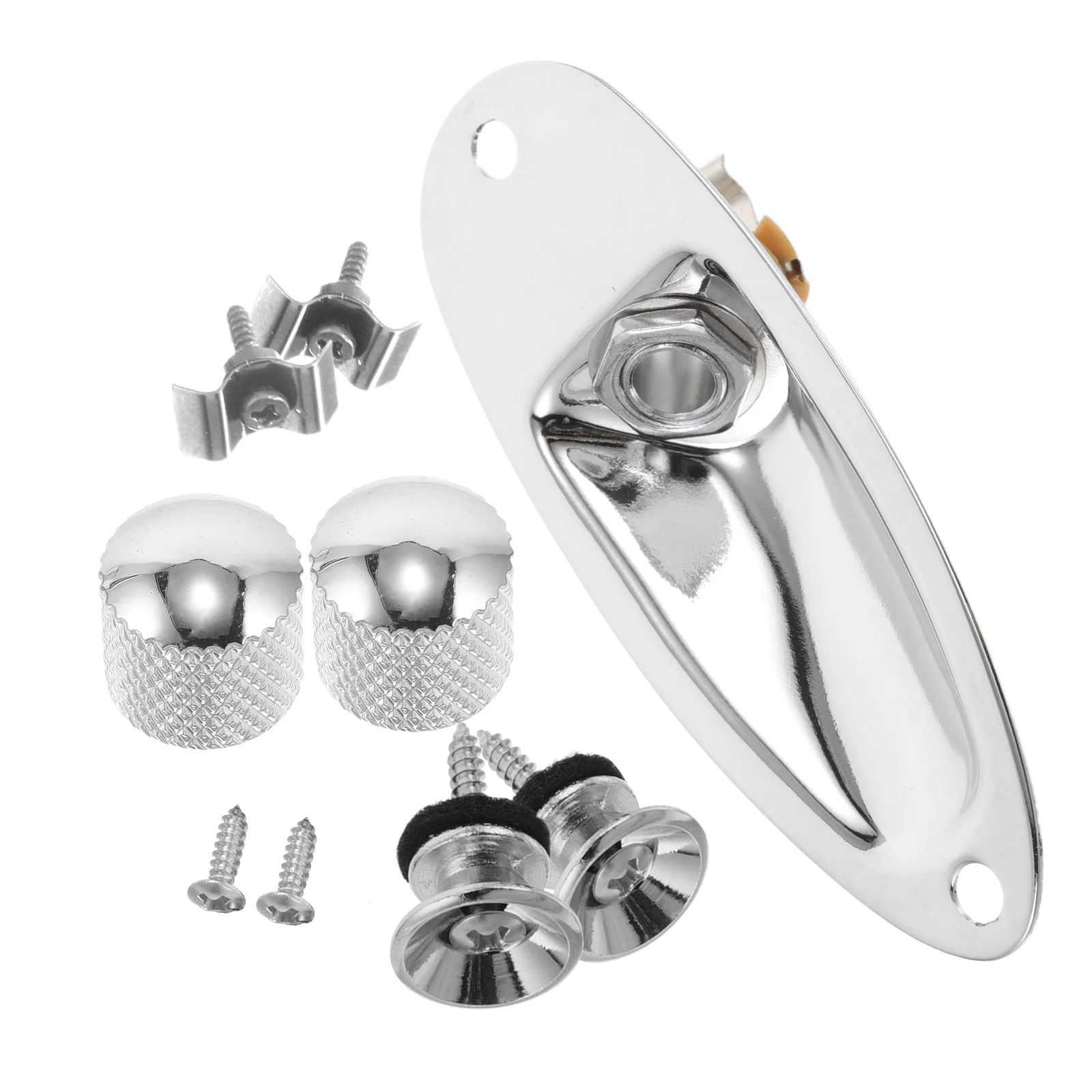

Guitar Accessories Endpin Jack Knob Replace Electric Strap Locks Metal Hardware Kit