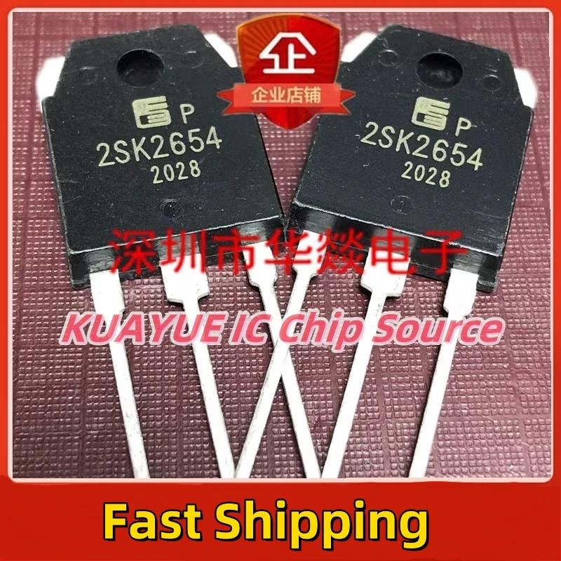 10PCS-30PCS  2SK2654   TO-3P  900V  8A   Fast Shipping Quality Guarantee