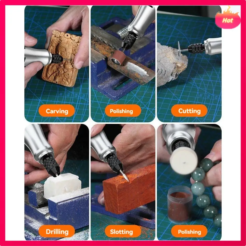 20V Compacte Grinder Voor 18V-21V Batterij Elektrische Polijstmachine Slijpmachine Elektrische Graveren Tool