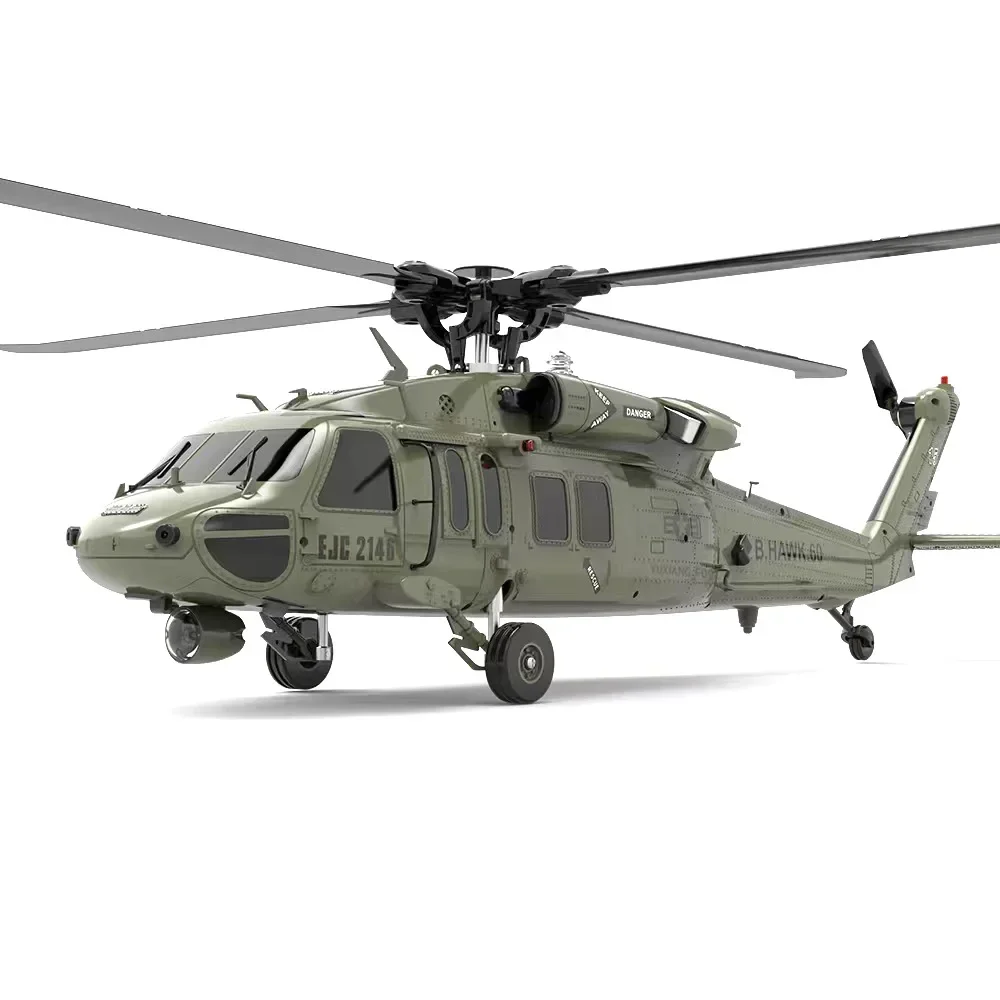 

Вертолет с дистанционным управлением Black Hawk Rc Yxznrc F09 Uh60 Utility 6-осевой гироскоп 3d6g двойной бесщеточный двигатель Rtf Rc