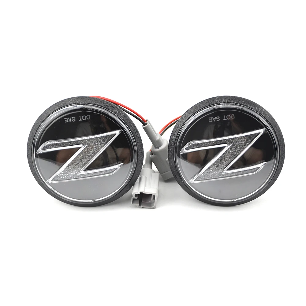 

261651EK0A 2 шт. Янтарные боковые габаритные огни указателя поворота последовательные мигающие лампы для Nissan 370Z/Z34 2009-2020