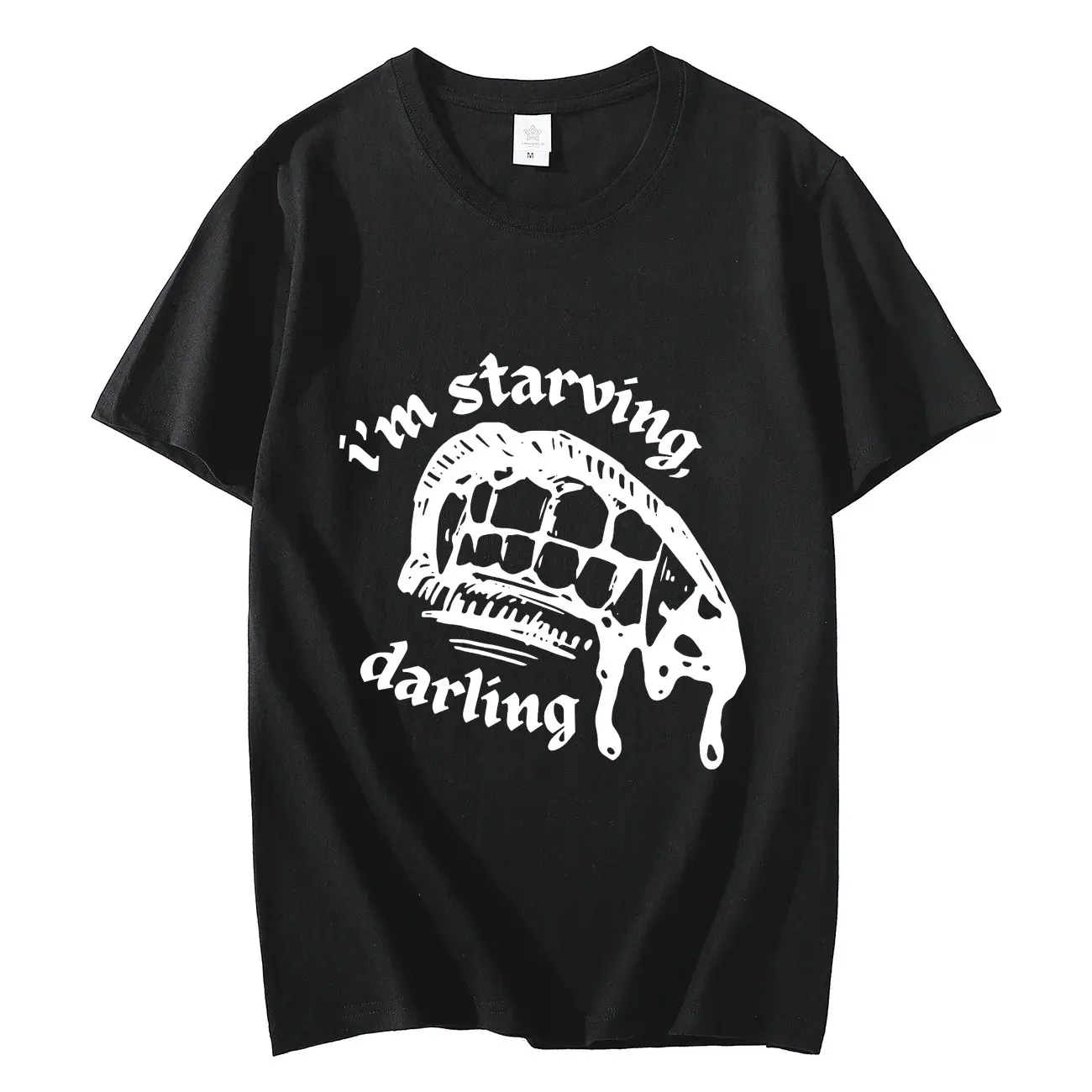 Singer Hozier Eat Your Young Lyric I'm Starving Darling Graphic T Shirts Rock Gothic Vintage T-shirt Unisex Casual Cotton Tees