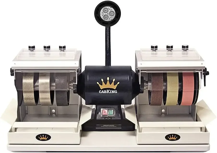 

-6-дюймовая машина для загрязнения - гранильная каменная и ювелирная шлифовальная машина для полировки драгоценных камней, регулируемая и упрощенная система чистой воды