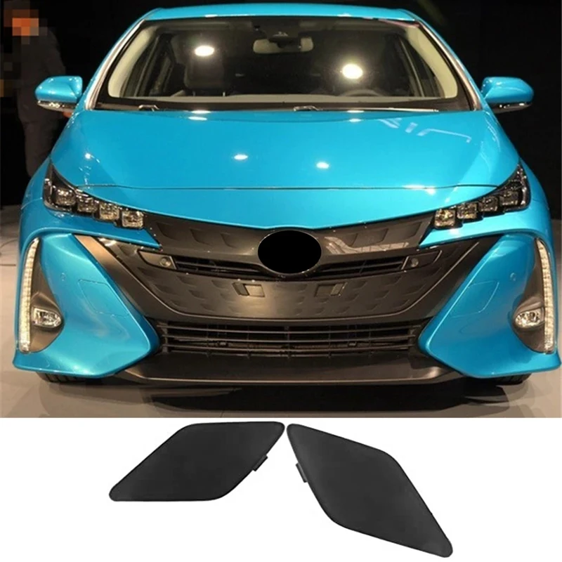 Car Front Bumper Tow Hook Eyecup Cover Trailer Cover Tow Cover For Toyota Prius Prime 2017-2020 52128-47908