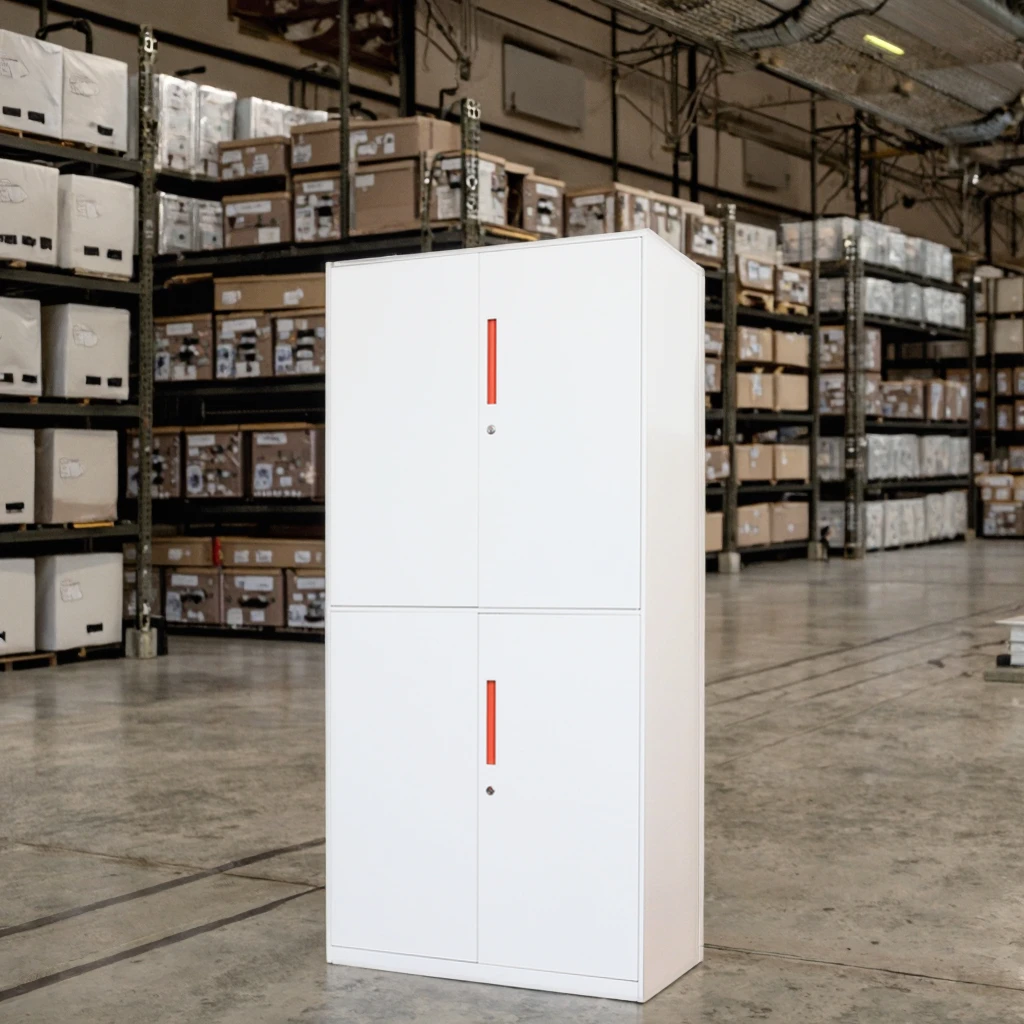 

Foldable Office File Cabinet High Quality Metal Waterproof Steel Handle Mobile Office Storage Various Sizes