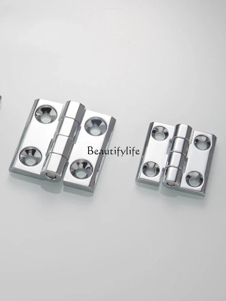 HL050 Distribution Cabinet Box Hinge, Zinc Alloy Black Heavy Duty Industrial Folding Control Cabinet Hinge