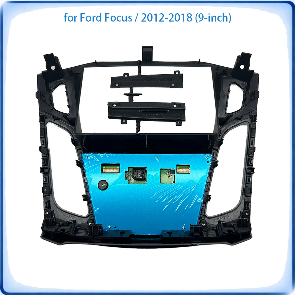 Car Radio Fascia Frame Factory Style For Ford Focus 2012-2018 9 inch With Canbus Decoder & Wiring Harness Car Accessories