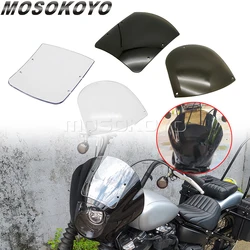 Smoke Clear Headlight Fairing Windshield For Harley Sportster XL 883 1200 Iron XL883N Dyna 1995-2005 Quarter Fairing Windscreen