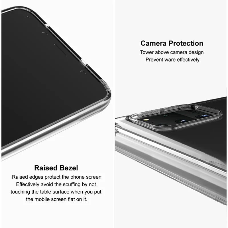 For Motorola S50 Case IMAK Ultra Thin Soft Clear Back Cover Phone Cases Funda For Motorola Moto S50