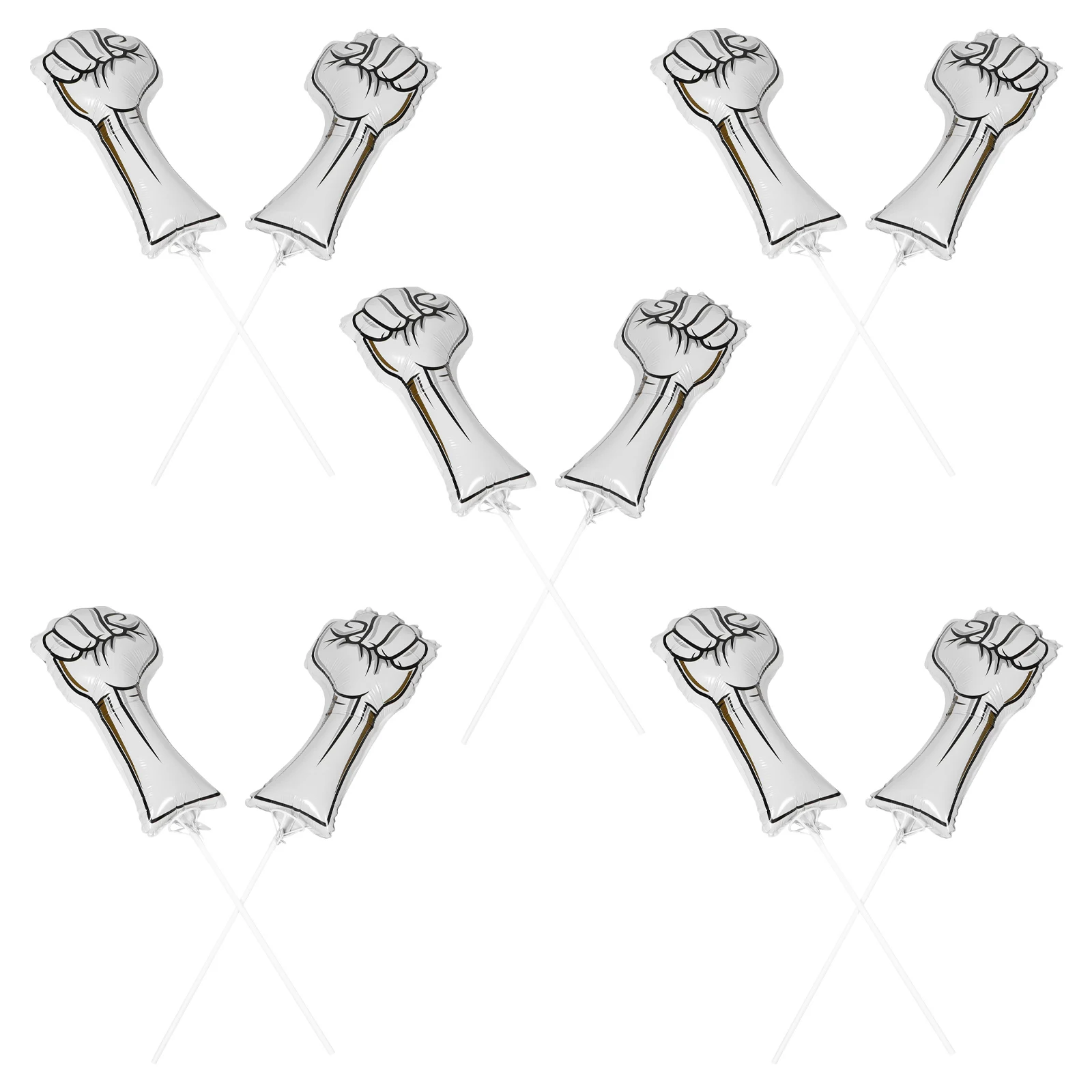 

Pleasant Balloon Cheer Theme Party Favors Aluminum Cheering Prop Stick Gear Foil