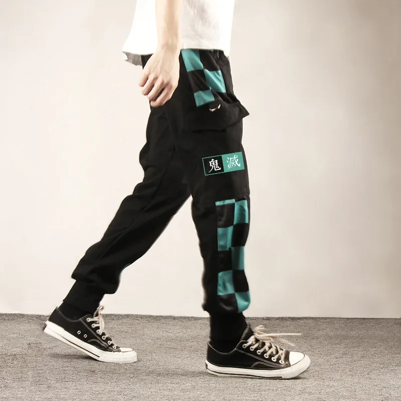 Hot New Demon Pants Japan Anime Cotton Cartoon Leisure Sweatpants Fashion Young Unisex Cosplay Casual