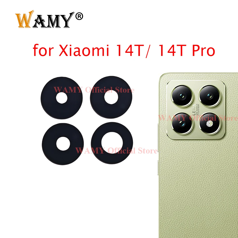 WAMY Rear Back Camera Glass Lens Replacement For Xiaomi 14T / 14T Pro With Adhesive