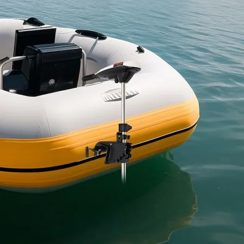 

Электрический троллинговый мотор 65 фунтов тяги, 12 В, мощный подвесной двигатель для лодок, бесшумная работа, 5 передних и 2 задних передач