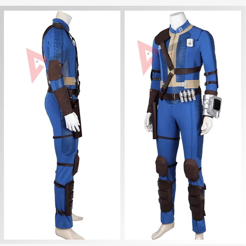 New Movie Fallouting Season 1 Cosplay Costume  Blue Jumpsuit Prop Accessories To Choose For Game Party Custom Made