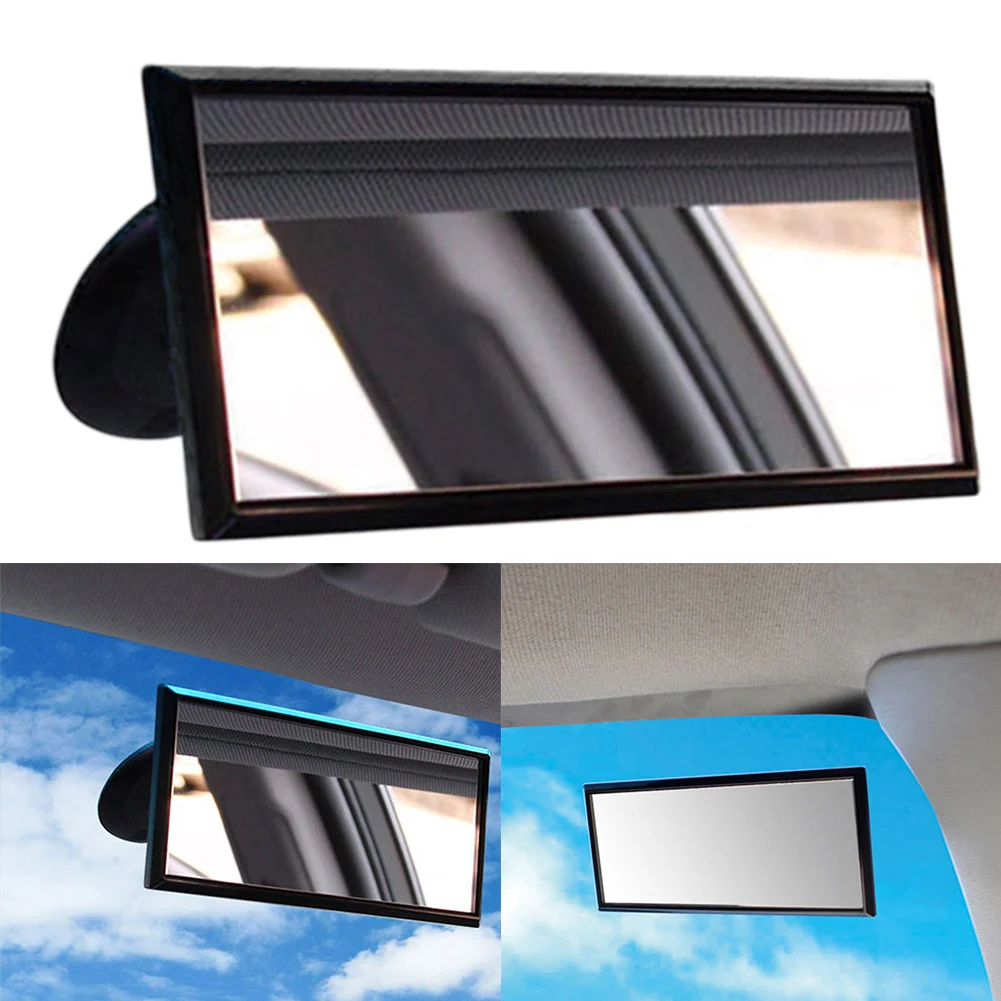 Rearview Mirror for Car with Suction Cup Enhanced Visibility Realistic Distance Perception Waterproof Material