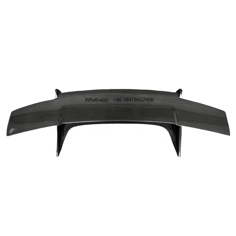 

Carbon Fiber Double Deck style Rear spoiler Wing For Mustang