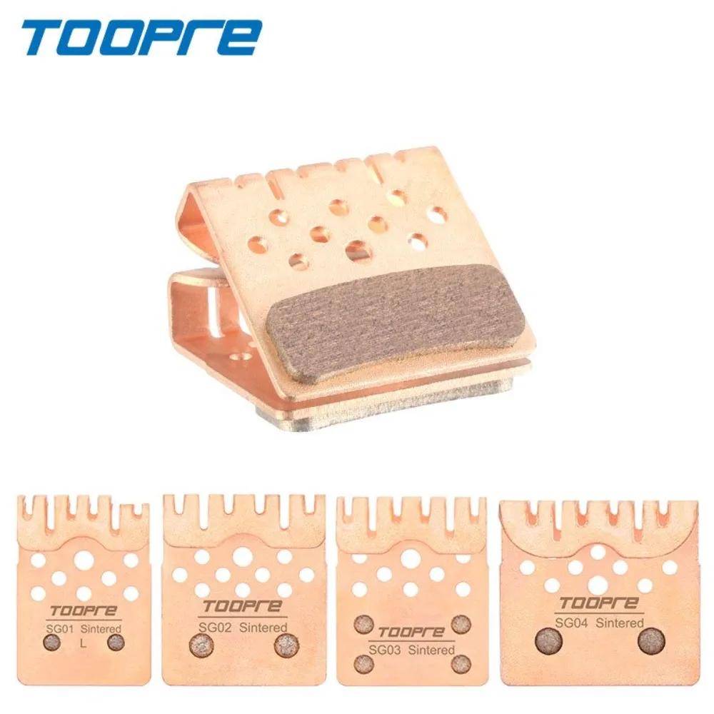 New TOOPRE MTB Bike Disc Brake Pads Heat Dissipation Road Mountain Bike Bicycle Sintering Brake Pad Ceramic Bicycle Parts