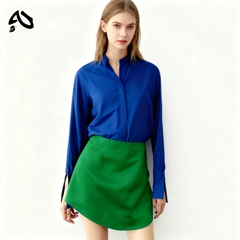 

Новая женская мини-юбка: облегающая, элегантная, из атласа, однотонная, с высокой талией, на молнии, сексуальная, короткая юбка-карандаш (ropa mujer юбка)