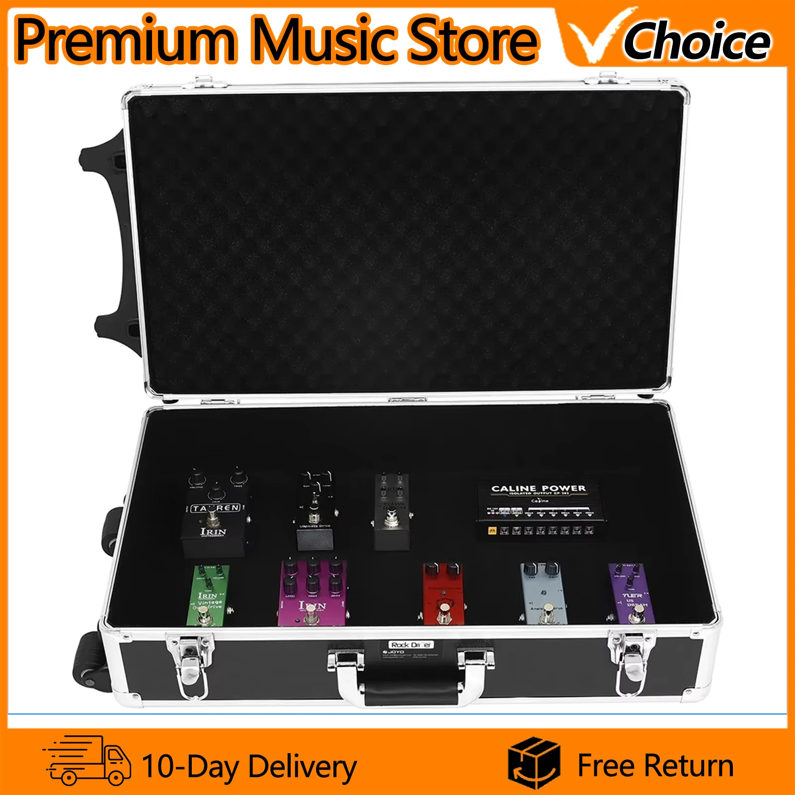 JOYO Portable Single Effect Pedal Box Flying Box Guitar Effect Pedal Board Bag Pedalboard Effect Pedal Guitar Accessories