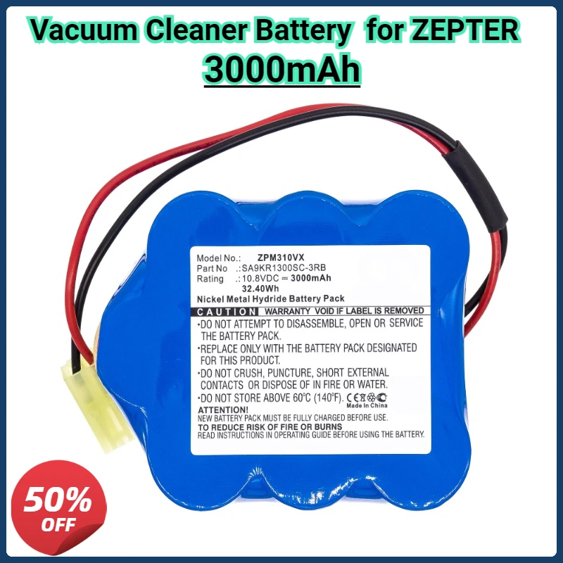 3000mAh NI-MH Battery SA9KR1300SC-3RB 9W-1300Cs-Z C23106FM-SRCB  for ZEPTER 9P130SCR  9P130SCS  9P-130SCR  9P-130SCS LMG-310